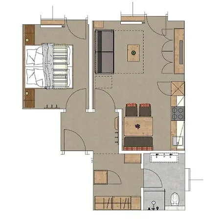 & Garni Alpenrose Apartamento *